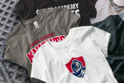 Grace Academy Knights Tees (Option 1) Banner