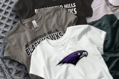 Bloomfield Hills Black hawks official sideline store Tees (Option 1) Banner