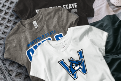 Westfield State University Online Store Tees (Option 1) Banner