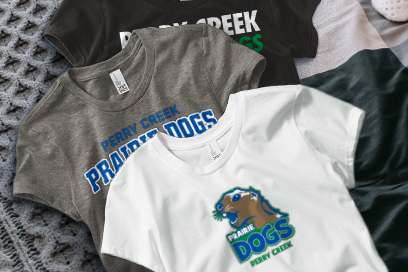 Perry Creek  Prairie Dogs Tees (Option 1) Banner