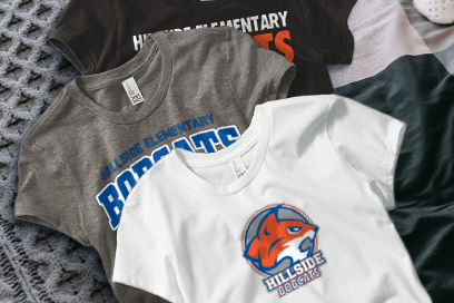 Hillside Elementary Bobcats Tees (Option 1) Banner