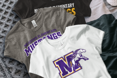 Meadows Elementary Mustangs Tees (Option 1) Banner
