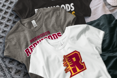 College of the Redwoods Online Store Tees (Option 1) Banner