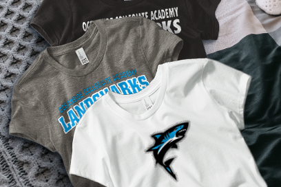 Oceanside Collegiate Academy Landsharks Tees (Option 1) Banner