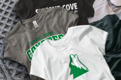 Summit Cove Coyotes Tees (Option 1) Banner