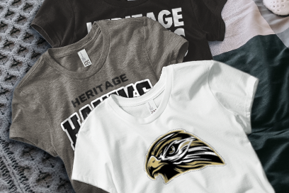 Heritage Hawks Tees (Option 1) Banner
