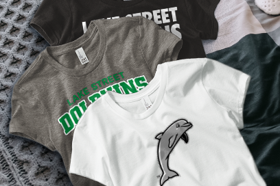 Lake Street Elementary Dolphins Tees (Option 1) Banner