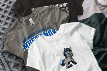 MacArthur Elementary Mustangs Tees (Option 1) Banner