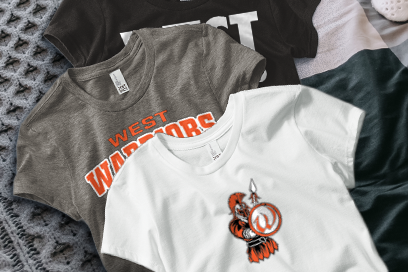 West Warriors Tees (Option 1) Banner