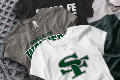 Edmond santa fe Wolves Tees (Option 1) Banner