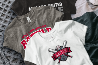 Millard United  Battle Tees (Option 1) Banner