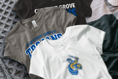 Chestnut Grove Trojans Tees (Option 1) Banner