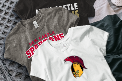 New Castle  Spartans Tees (Option 1) Banner