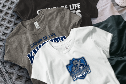 Crown of Life  Knights Tees (Option 1) Banner