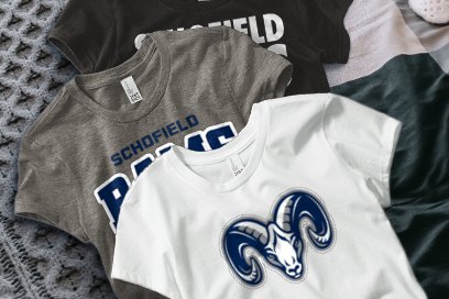 Schofield  Rams Tees (Option 1) Banner