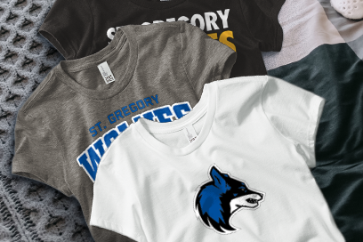 St. Gregory Wolves Tees (Option 1) Banner