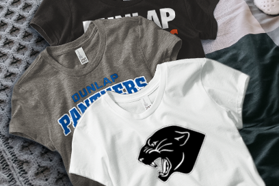 Dunlap Panthers Tees (Option 1) Banner