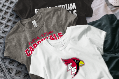 Eleva-Strum Cardinals Tees (Option 1) Banner