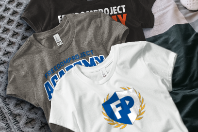 FreedomProject Academy Tees (Option 1) Banner