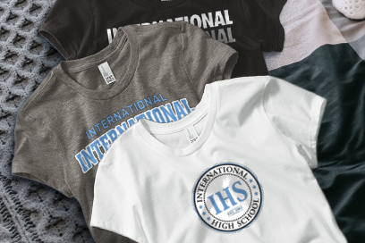 International High School International Tees (Option 1) Banner