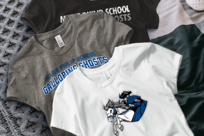 Marie Philip School Galloping Ghosts Tees (Option 1) Banner