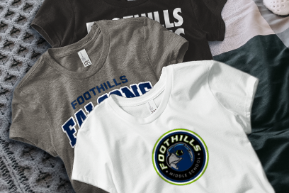 FOOTHILLS FALCONS Tees (Option 1) Banner