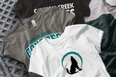 Canyon Creek  Coyotes Tees (Option 1) Banner
