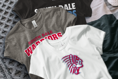 South Dale Warriors Tees (Option 1) Banner