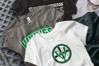 St. John's Lutheran  Vikings Tees (Option 1) Banner