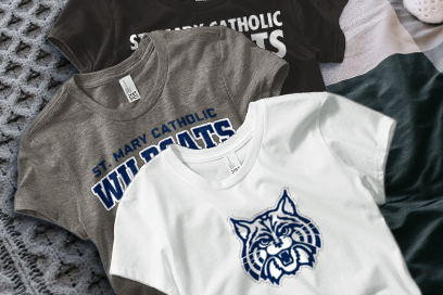 St. Mary Catholic Wildcats Tees (Option 1) Banner