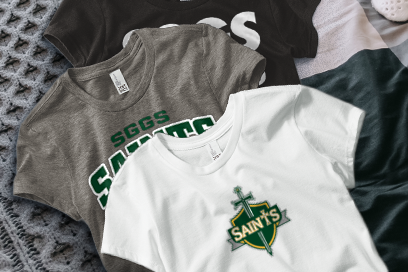 St. Gregory the Great  Catholic School Tees (Option 1) Banner