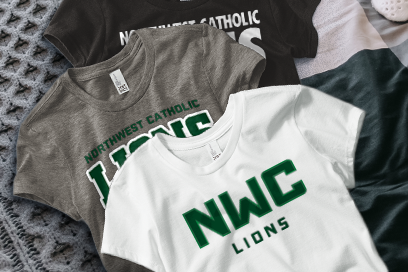 Northwest Catholic Lions Tees (Option 1) Banner
