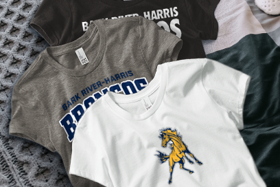 Bark River-Harris Broncos Tees (Option 1) Banner