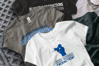 JRD Media Productions JRD Media Production Tees (Option 1) Banner