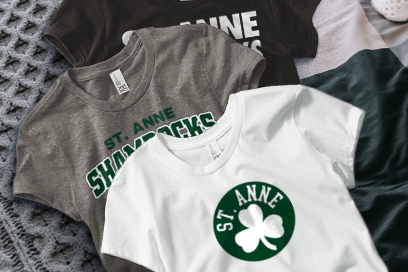 St. Anne Shamrocks Tees (Option 1) Banner
