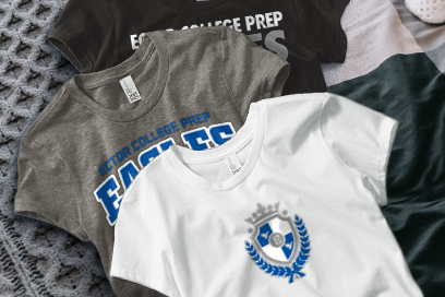 Ector College Prep Eagles Tees (Option 1) Banner