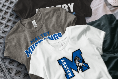 Maltby Mustangs Tees (Option 1) Banner