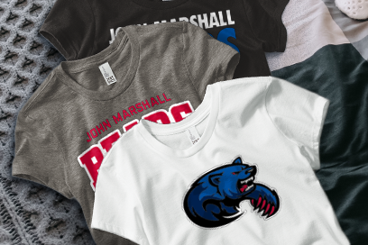 John Marshall  Bears Tees (Option 1) Banner
