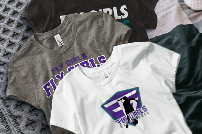 Fly Girls Fly Girls Tees (Option 1) Banner