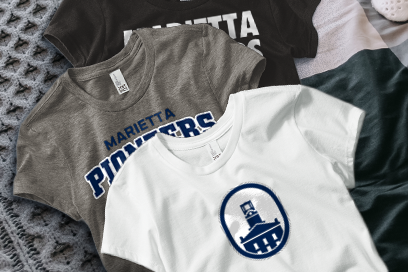 Marietta Pioneers Tees (Option 1) Banner