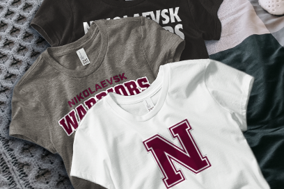 Nikolaevsk  Warriors Tees (Option 1) Banner
