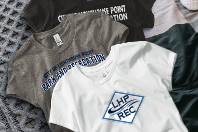 City Of Lighthouse Point Park And Recreation Tees (Option 1) Banner