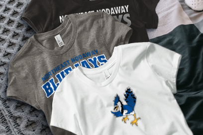Northeast Nodaway  Bluejays Tees (Option 1) Banner