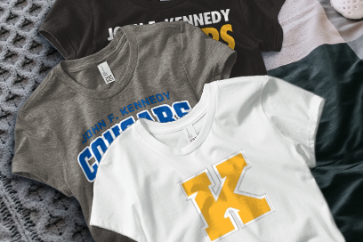 John F. Kennedy  Cougars Tees (Option 1) Banner