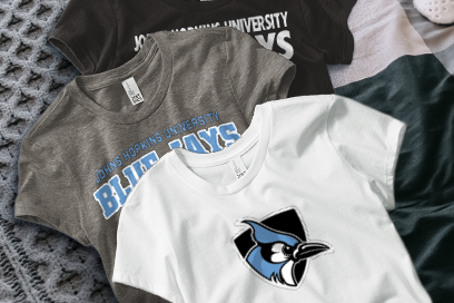 Johns Hopkins University Blue Jays Tees (Option 1) Banner