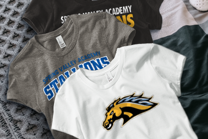 Spring Valley Academy Stallions Tees (Option 1) Banner
