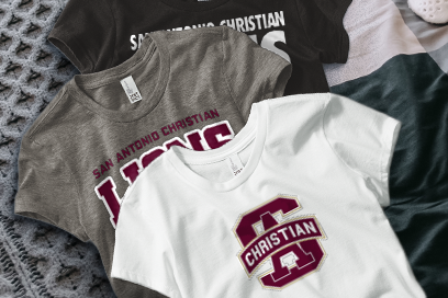 San Antonio Christian  Lions Tees (Option 1) Banner