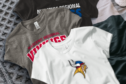 Mascenic Regional  Vikings Tees (Option 1) Banner