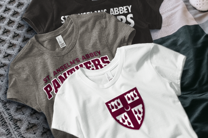 St. Anselm's Abbey  Panthers Tees (Option 1) Banner