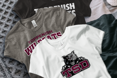 Toppenish  Wildcats Tees (Option 1) Banner